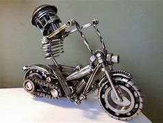 Image result for Scrap Metal Motorcycle Art
