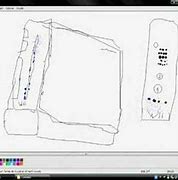 Image result for Wii Console Drawing