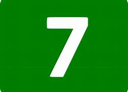 Image result for Green Number 7 Clip Art