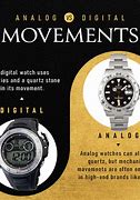 Image result for Digital vs Analog Watch