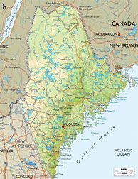 Image result for Map of Maine and Massachusetts