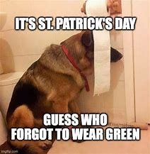 Image result for Don't for Get to Wear Green