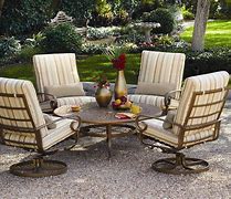Image result for Patio Furniture Sets with Swivel Chairs