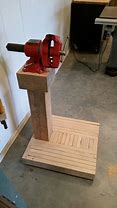 Image result for Wooden Vise Stand