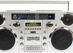 Image result for Boombox with CD and Cassette Tape Player