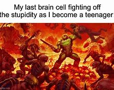 Image result for One Brain Cell Meme