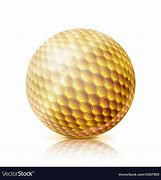 Image result for Gold Golf Ball Drawing