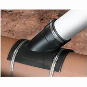 Image result for Sewer PVC Pipe Saddle