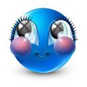 Image result for Blue Emoji Blushing PNG