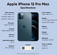 Image result for iPhone 12 Pro Mac Specs