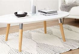 Image result for White Oval Coffee Table