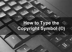 Image result for Copyright Symbol On Keyboard PC