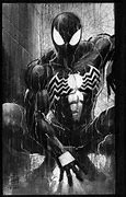 Image result for Spider-Man Black Suit Comics Art