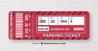 Image result for Parking Ticket Design