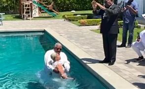 Image result for Blac Chyna being baptized