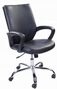 Image result for Mid-Back Faux Chair Low Base