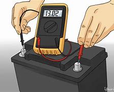 Image result for How to Use a Multimer to Check Car Battery