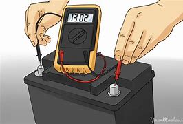Image result for How to Check a Car Battery Diagram