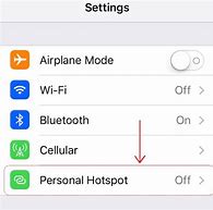 Image result for Personal Hotspot iPhone