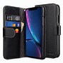 Image result for Black Leather iPhone XR Case