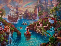 Image result for Peter Pan Captain Hook Art
