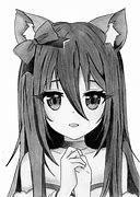 Image result for Anime Wolf Girl Pencil Drawing