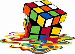 Image result for Deflate Rubik Cube Cartoon