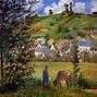 Image result for The Hermitage at Pontoise Camille Pissarro