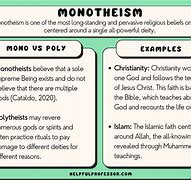 Image result for Monotheist