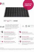Image result for LG Solar Panels Spec Sheet