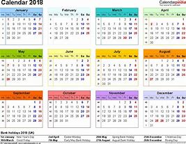 Image result for 2018 Wall Calendar