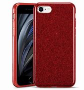 Image result for Clear Red iPhone SE Case