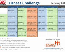 Image result for Workout Calendar for Kids