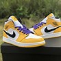 Image result for Nike Air Jordan 1 Lakers