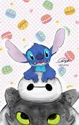 Image result for Kawaii Stitch and Toothless