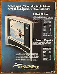 Image result for Old Zenith TV Ad
