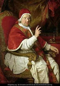 Image result for Benedictus XIV
