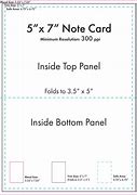 Image result for Scoring Template for 5 X 7 Card