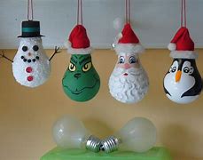Image result for Light Bulb Ornaments