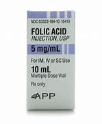 Image result for Folic Acid Vial