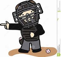 Image result for Cartoon Baseball Player Umpire