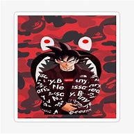 Image result for BAPE Goku Sticker