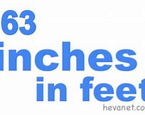 Image result for What Is 63 Inches in Feet