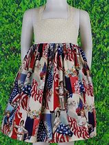 Image result for American Flag Dresses for Girls
