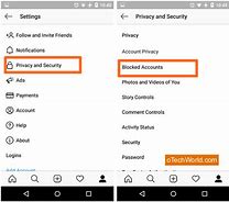 Image result for How to Unblock Account in Instagram On Laptop