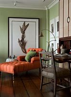 Image result for Green and Orange Living Room