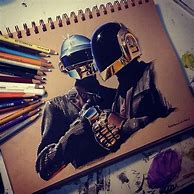 Image result for Daft Punk Drawing
