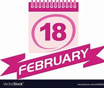 Image result for February 18 Calendar Icon