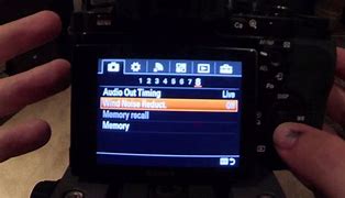 Image result for Menu On Sony DSR 570