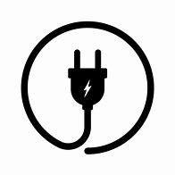 Image result for Plug with Lightning at the Middle Icon